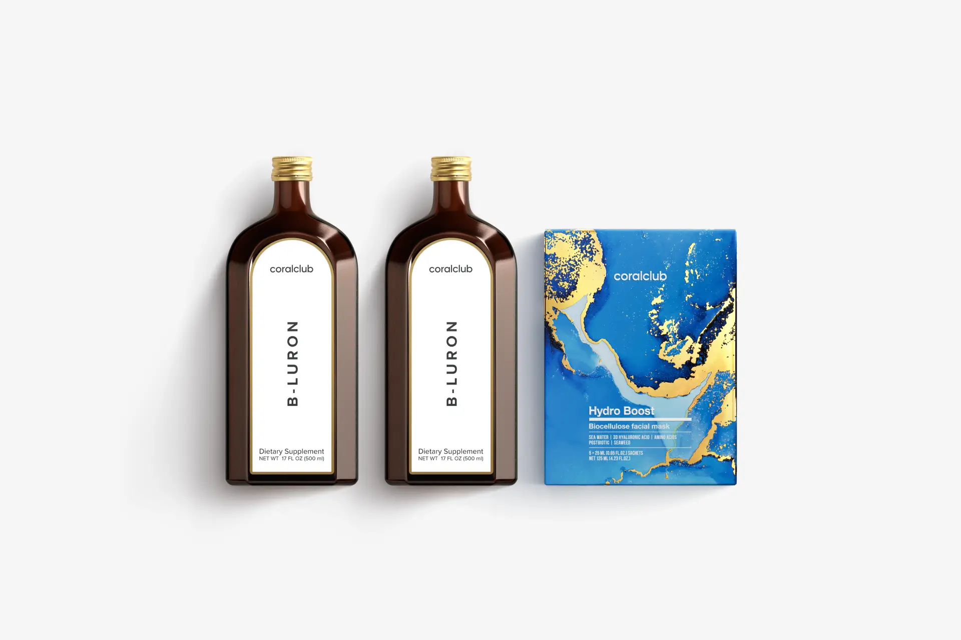 B-Luron + Hydro Boost Biyoselüloz yüz maskesi (5 maske)